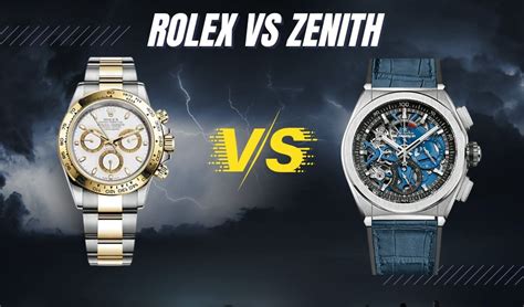 zenith defy classic vs rolex